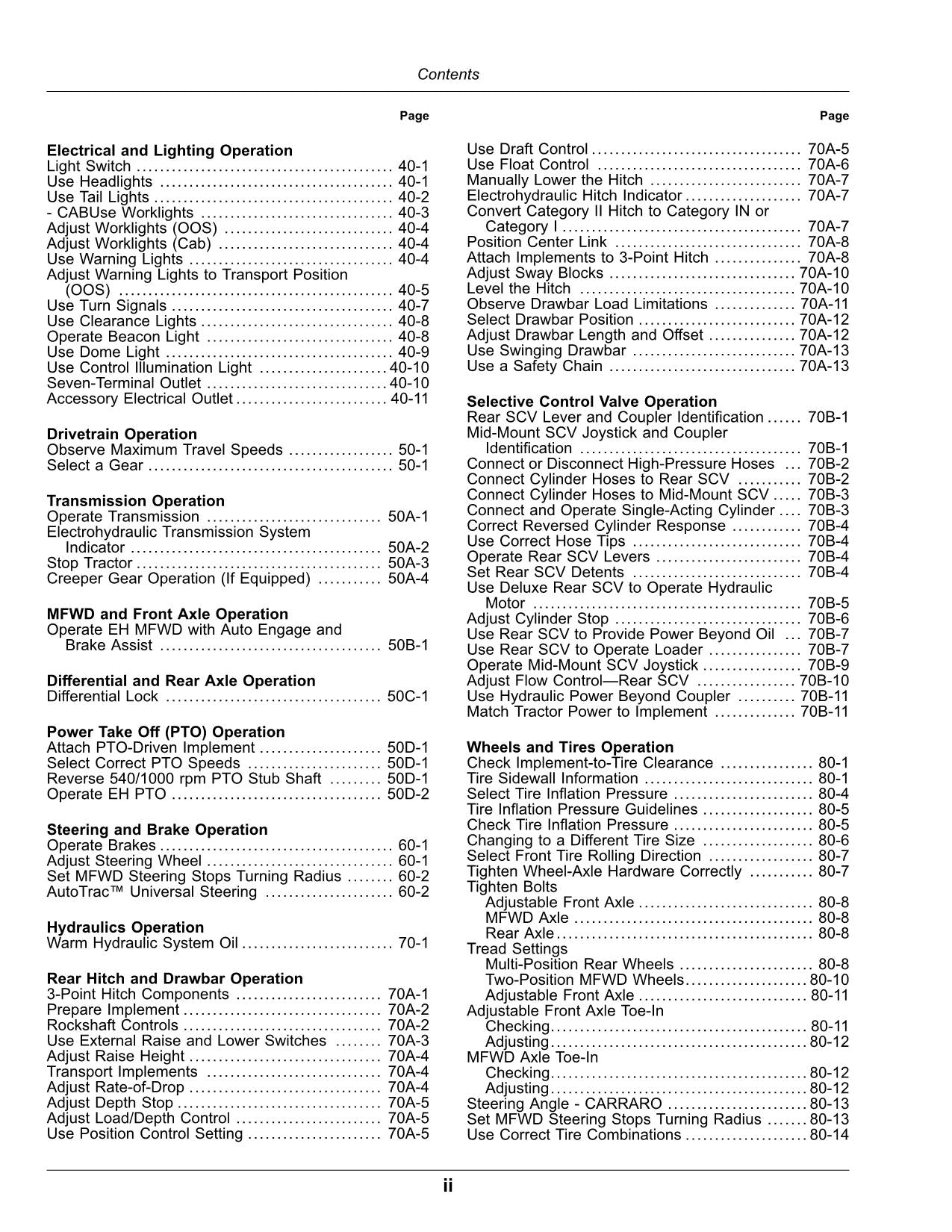 JOHN DEERE 5075EN TRACTOR OPERATORS MANUAL