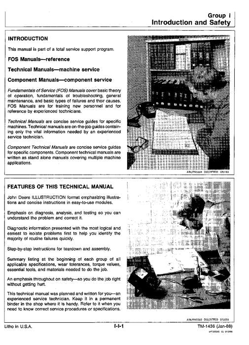 JOHN DEERE 340D 440D 448D SKIDDER OPERATION TEST SERVICE MANUAL