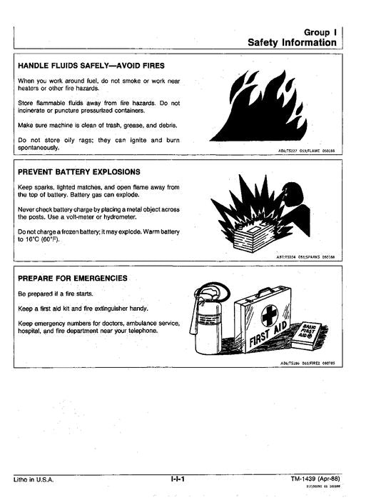 JOHN DEERE 540D 548D SKIDDER OPERATION TEST SERVICE MANUAL