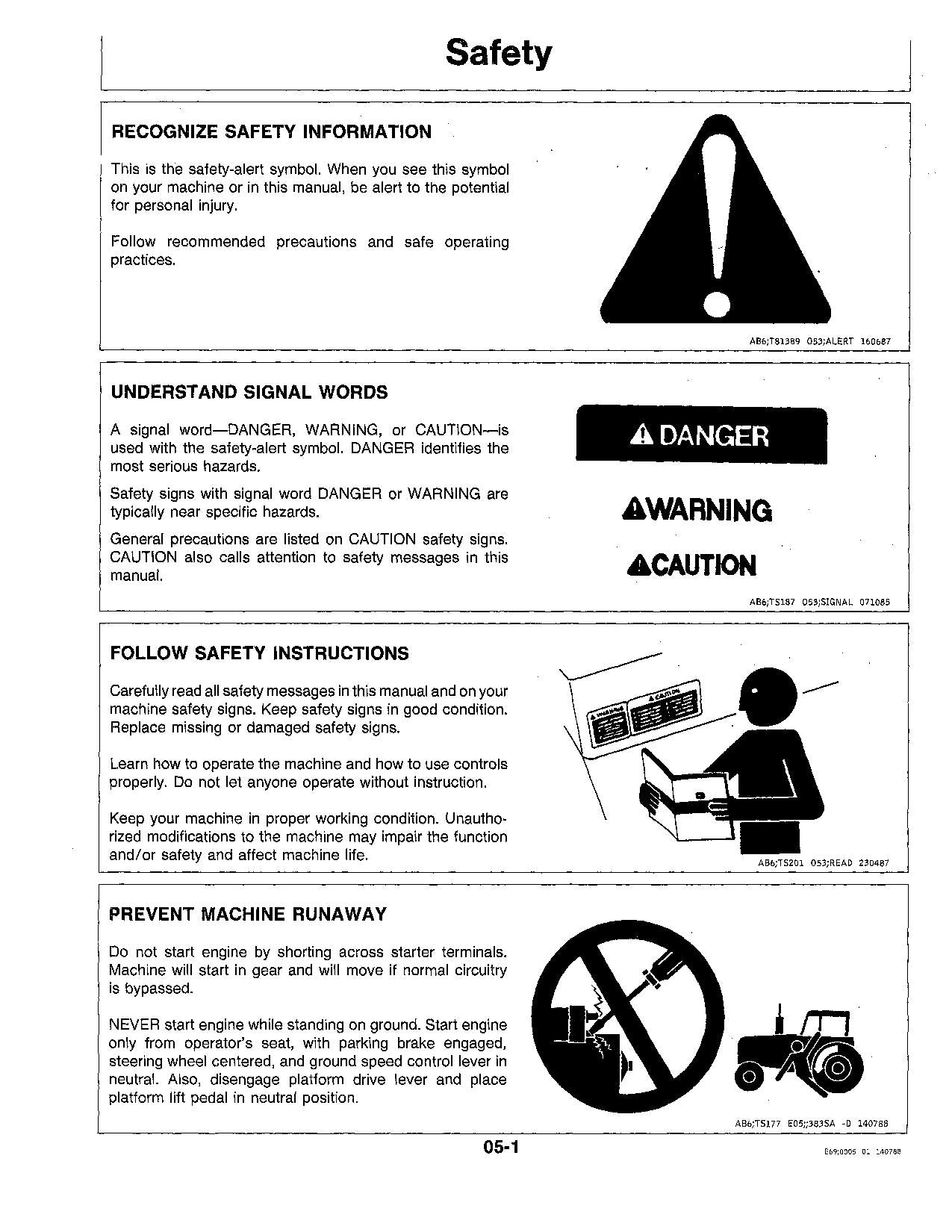 JOHN DEERE 3430 3830 WINDROWER OPERATORS MANUAL #2