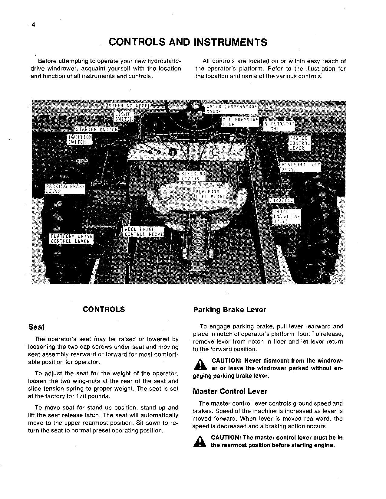 MANUEL D'UTILISATION DE L'ANDAINEUSE JOHN DEERE 880 #3