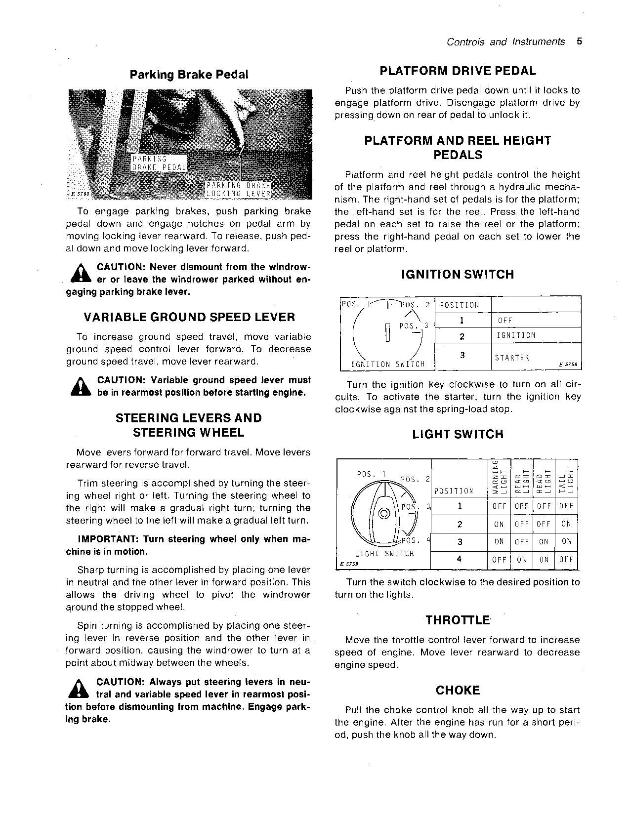 MANUEL D'UTILISATION DE L'ANDAINEUSE JOHN DEERE 800 #1