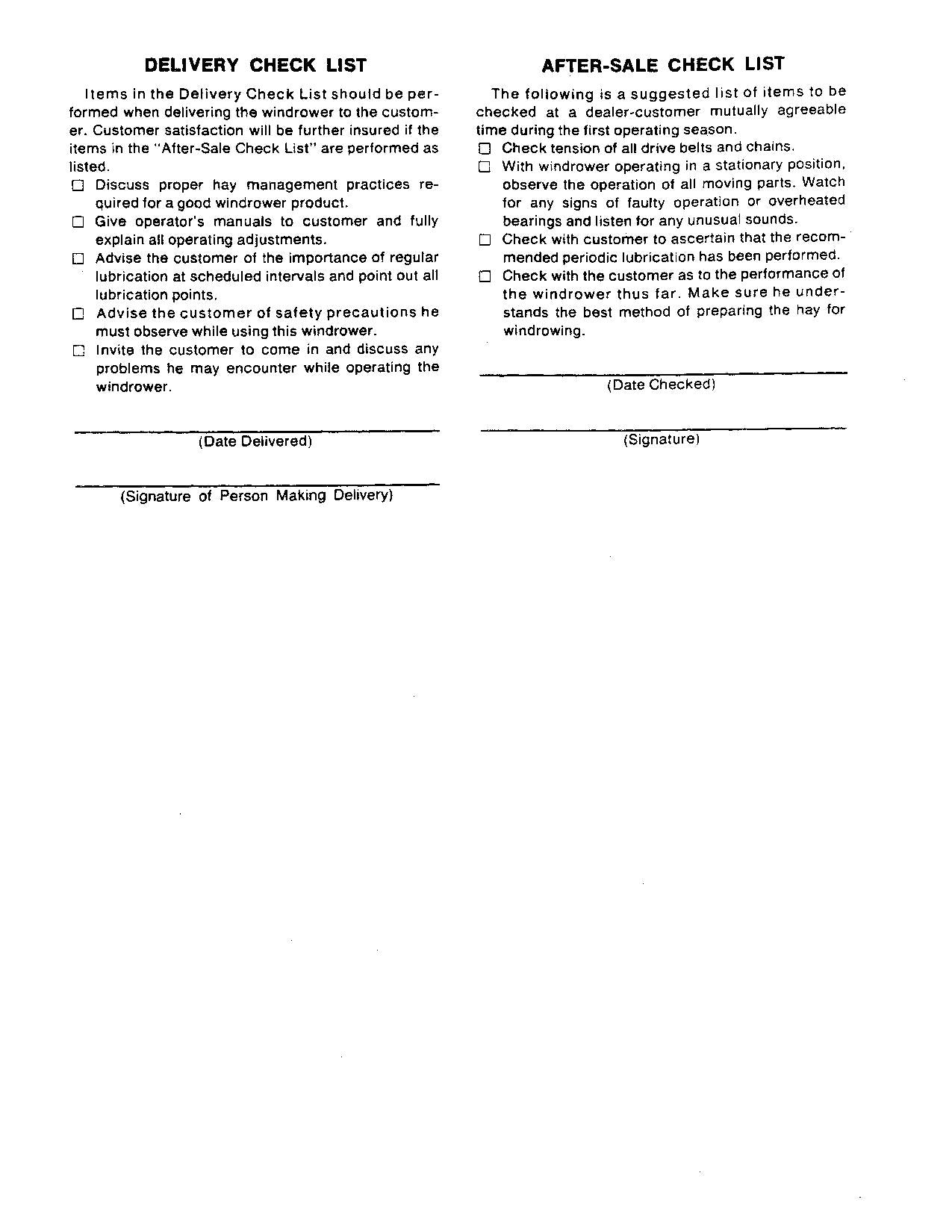 JOHN DEERE 830 WINDROWER OPERATORS MANUAL #1