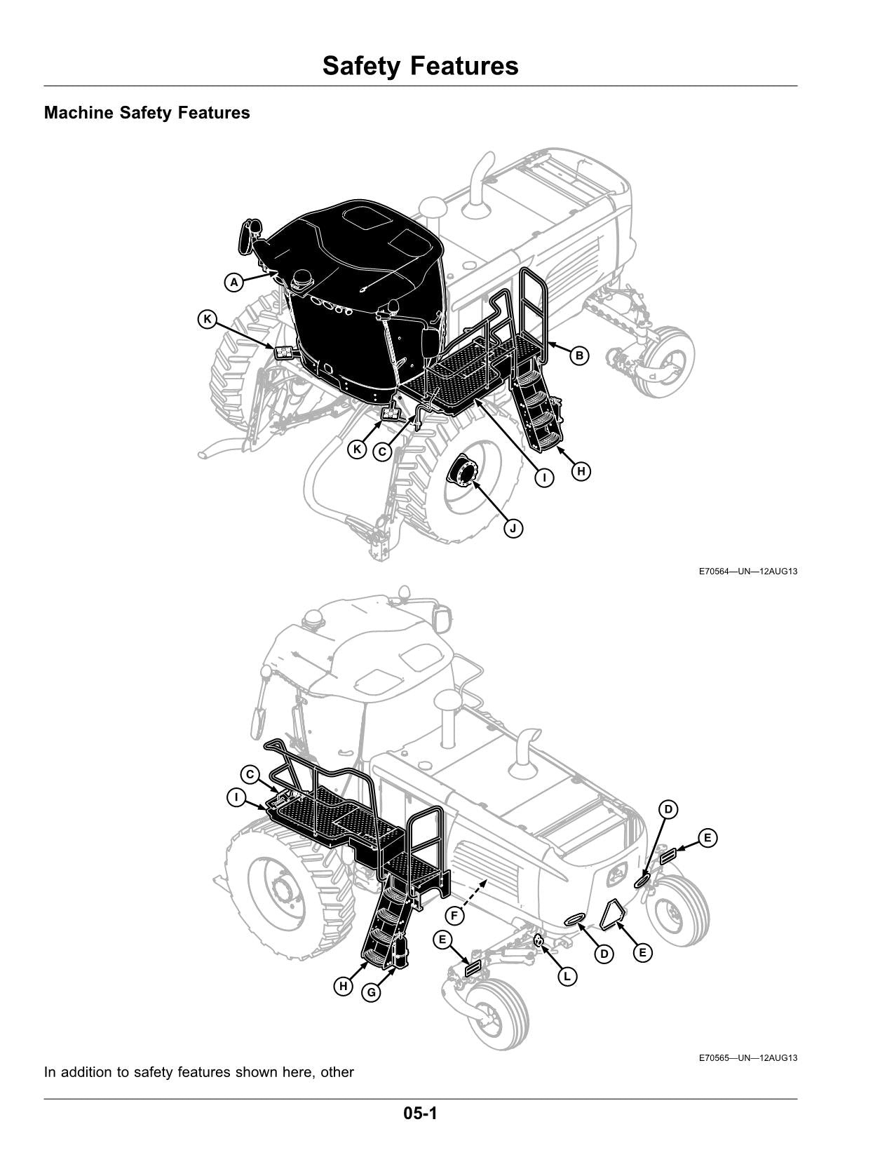 JOHN DEERE W260 WINDROWER-BEDIENUNGSANLEITUNG #2