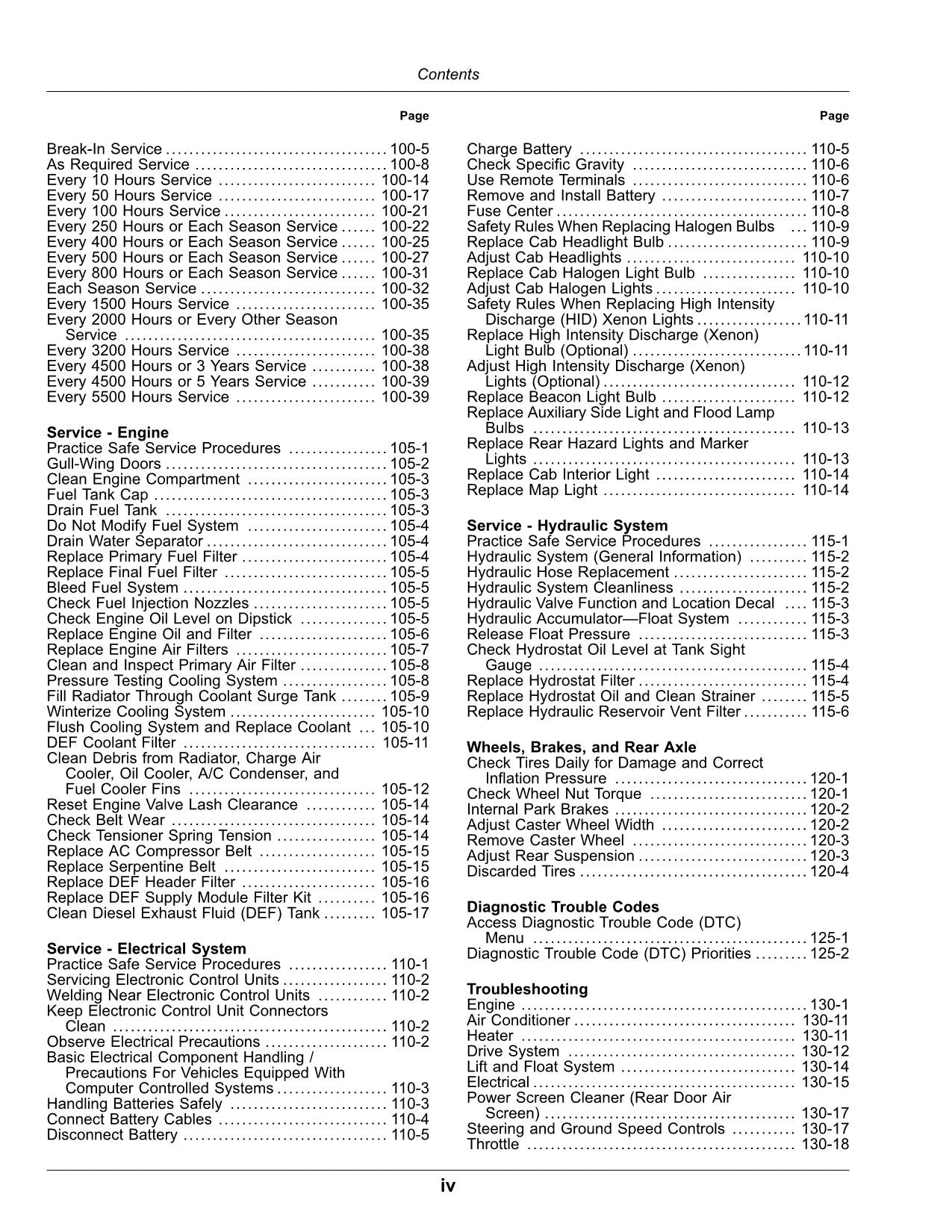 JOHN DEERE W260 WINDROWER OPERATORS MANUAL #4