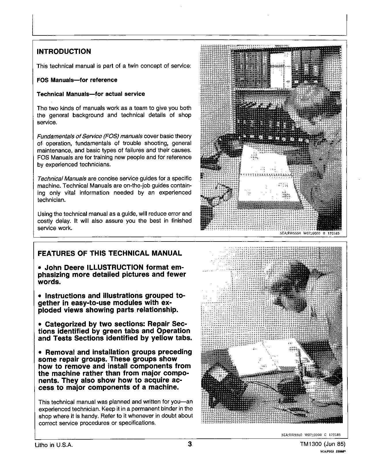 JOHN DEERE 2360 WINDROWER SERVICEHANDBUCH