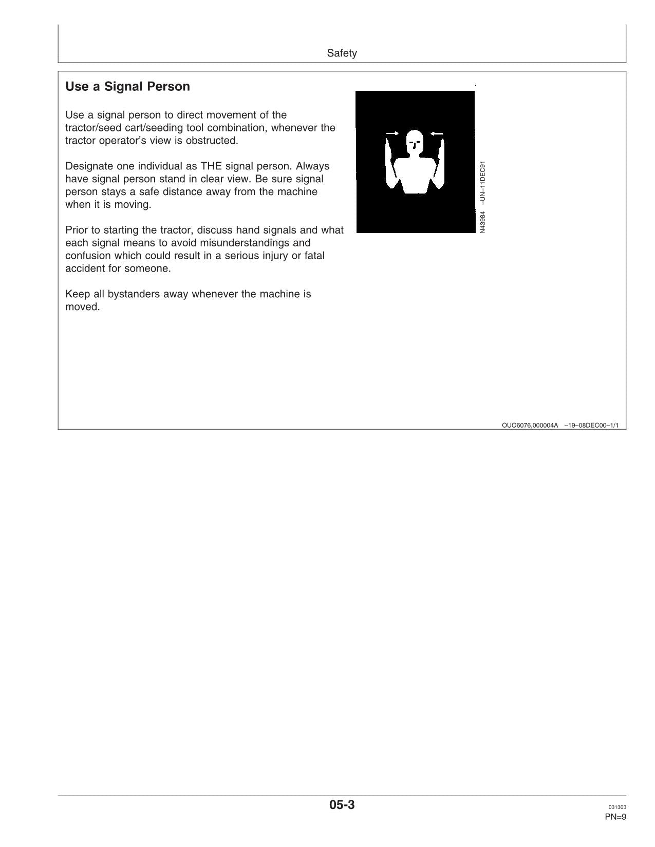 JOHN DEERE 1895 AIR DRILL OPERATORS MANUAL #1