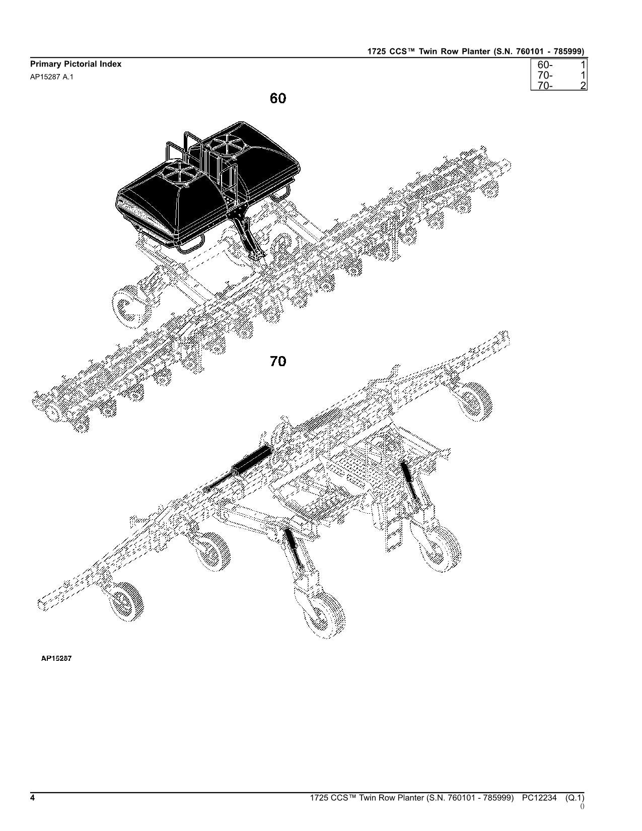 MANUEL DU CATALOGUE DES PIÈCES DU SEMOIR JOHN DEERE 1725 CCS #2