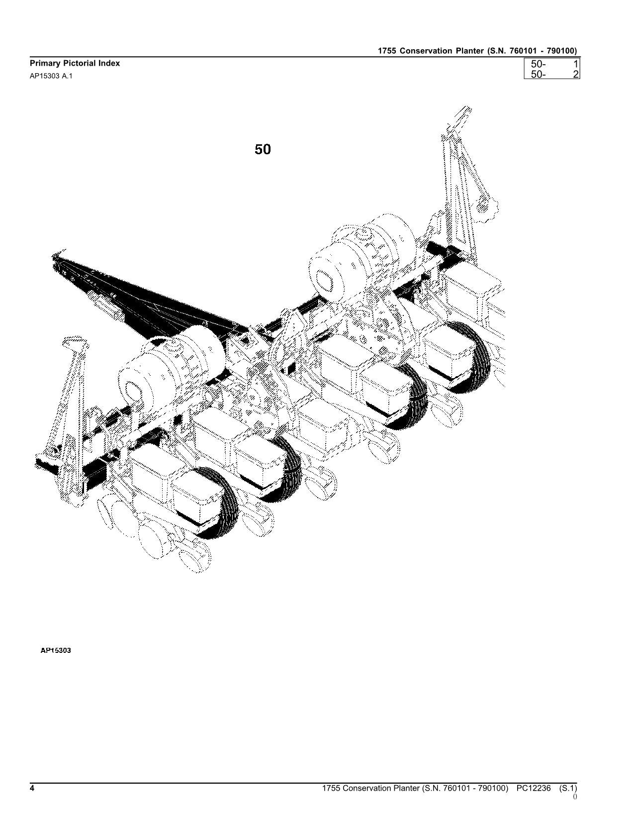 JOHN DEERE 1755 PFLANZMASCHINE ERSATZTEILKATALOGHANDBUCH