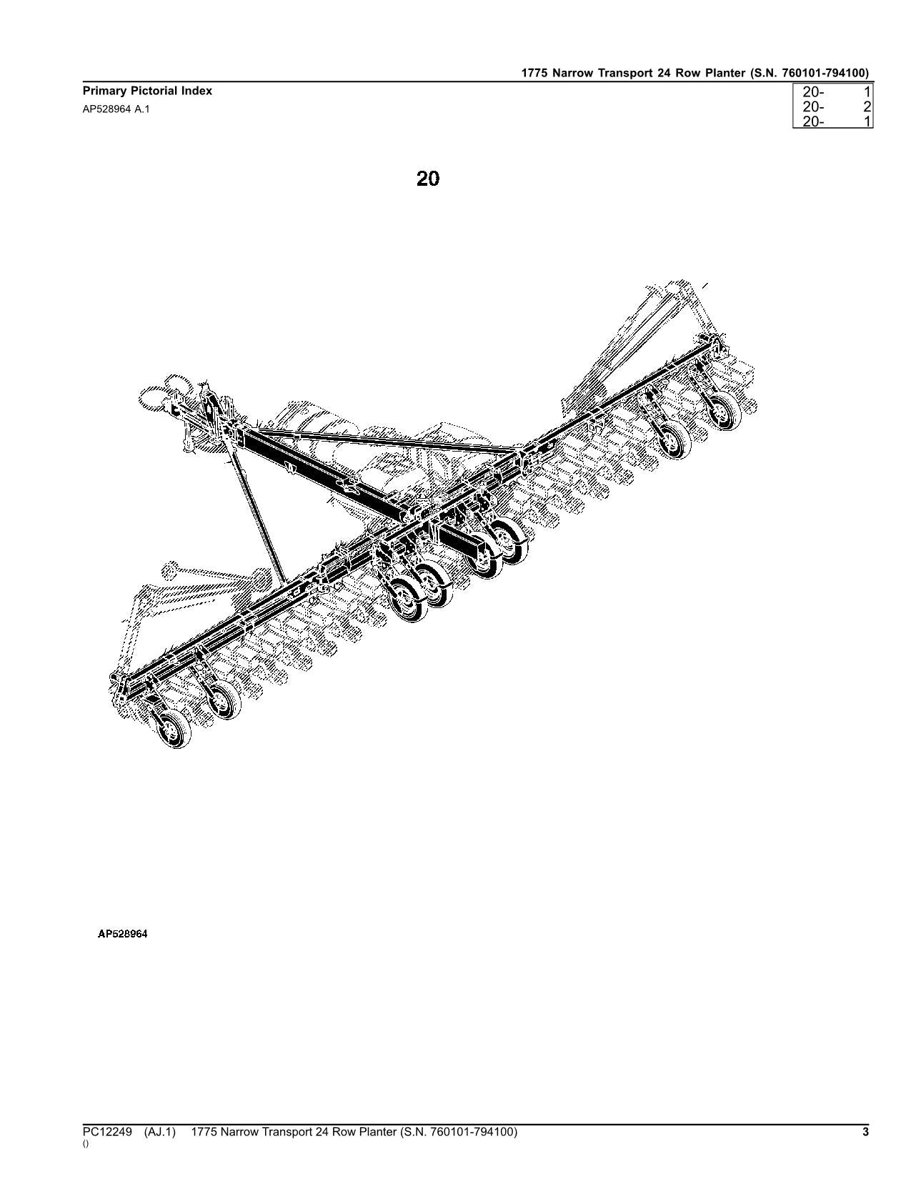 MANUEL DU CATALOGUE DES PIÈCES DU SEMOIR JOHN DEERE 1775 #4