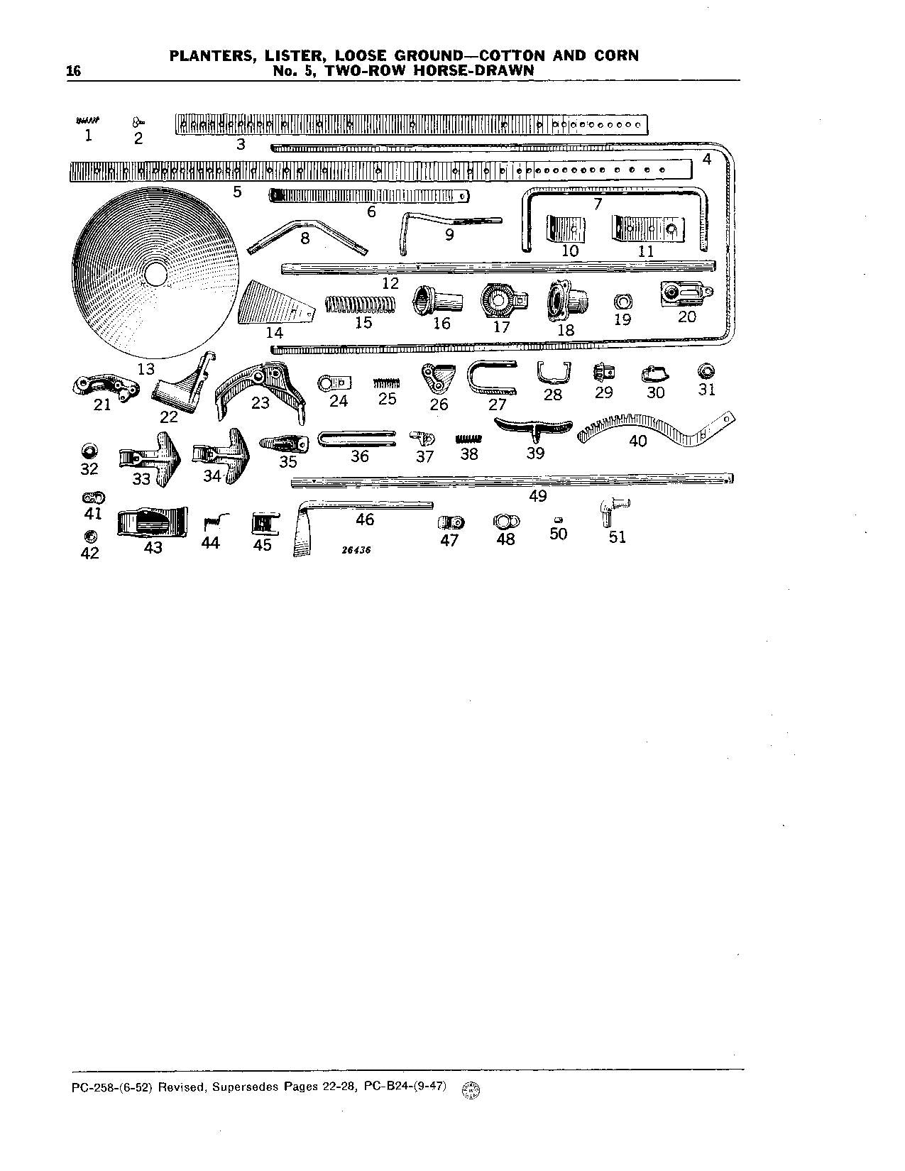 JOHN DEERE 5 PLANTER-TEILEKATALOGHANDBUCH