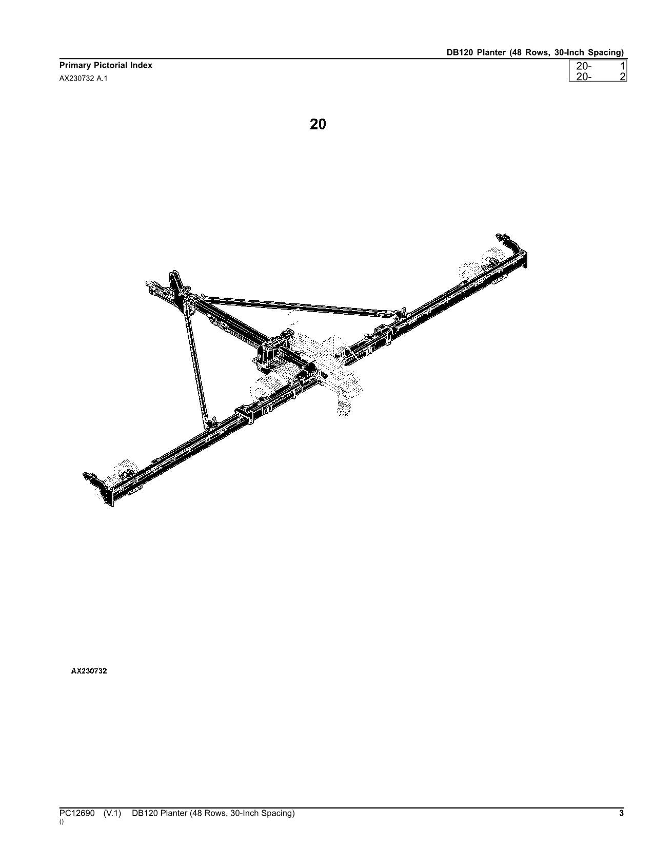 MANUEL DU CATALOGUE DES PIÈCES DU SEMOIR JOHN DEERE DB120 #2