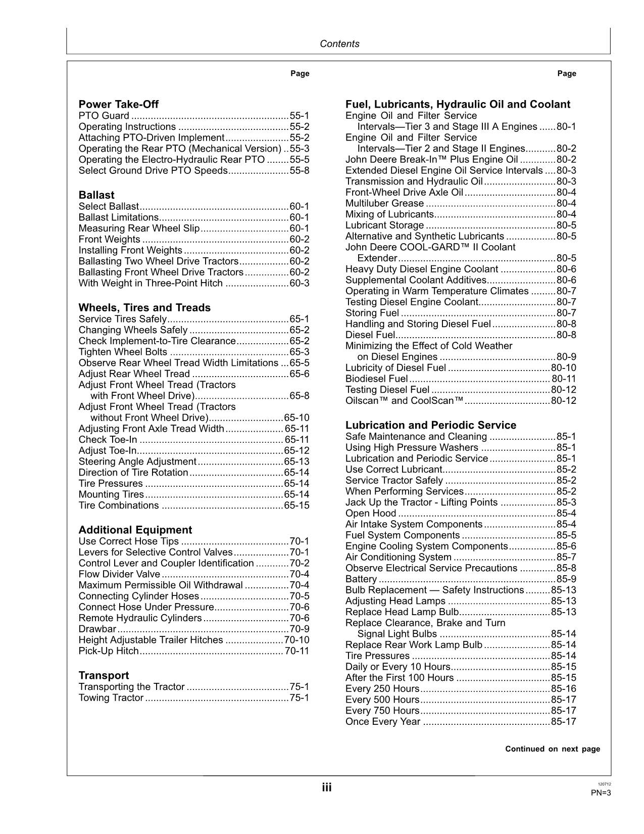 JOHN DEERE 5080GF 5090GF 5080GV 5090GV 5100GV TRACTOR OPERATORS MANUAL AUSTRALIA