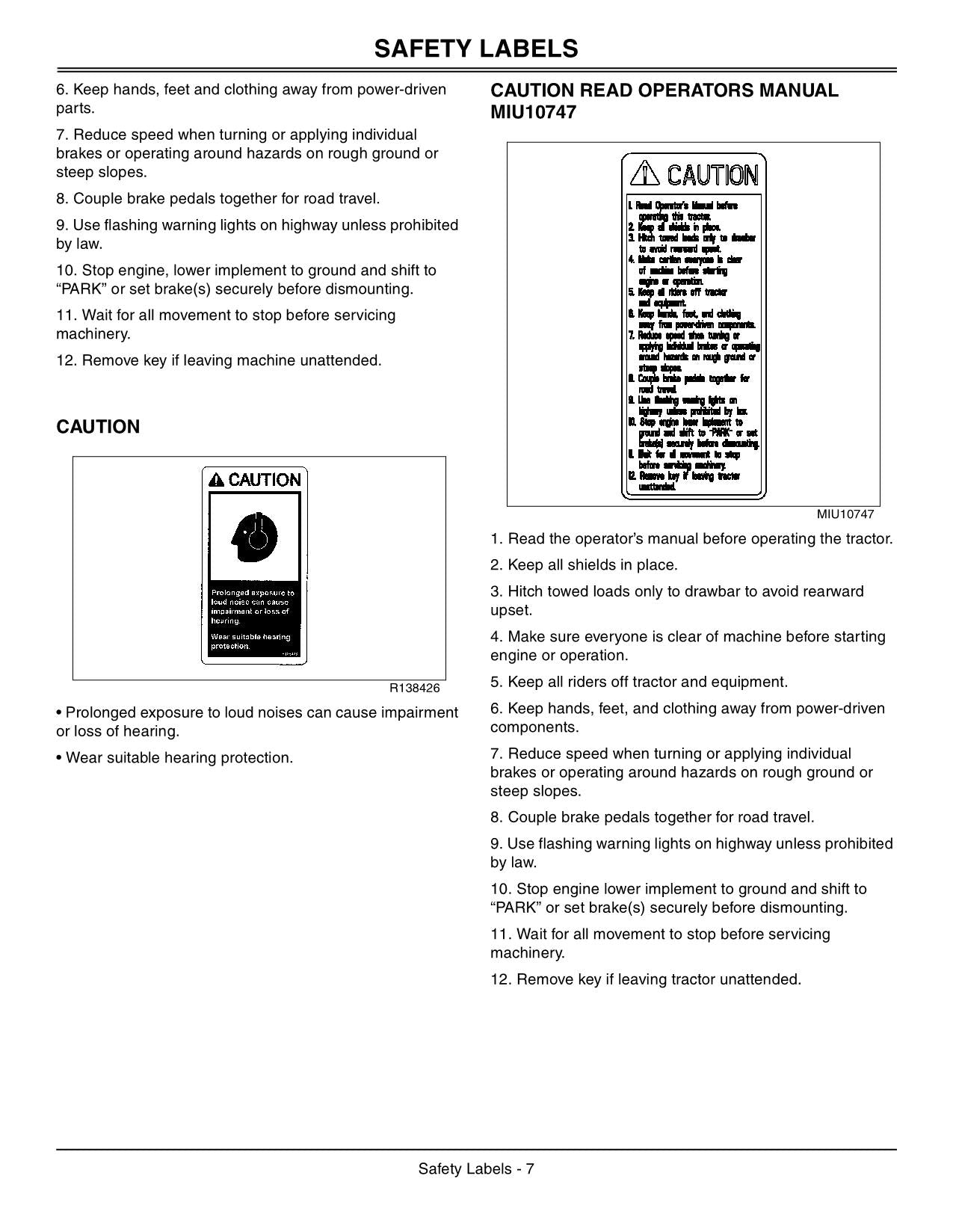 JOHN DEERE 3320 3520 3720 3120 TRACTOR OPERATORS MANUAL AUSTRALIA