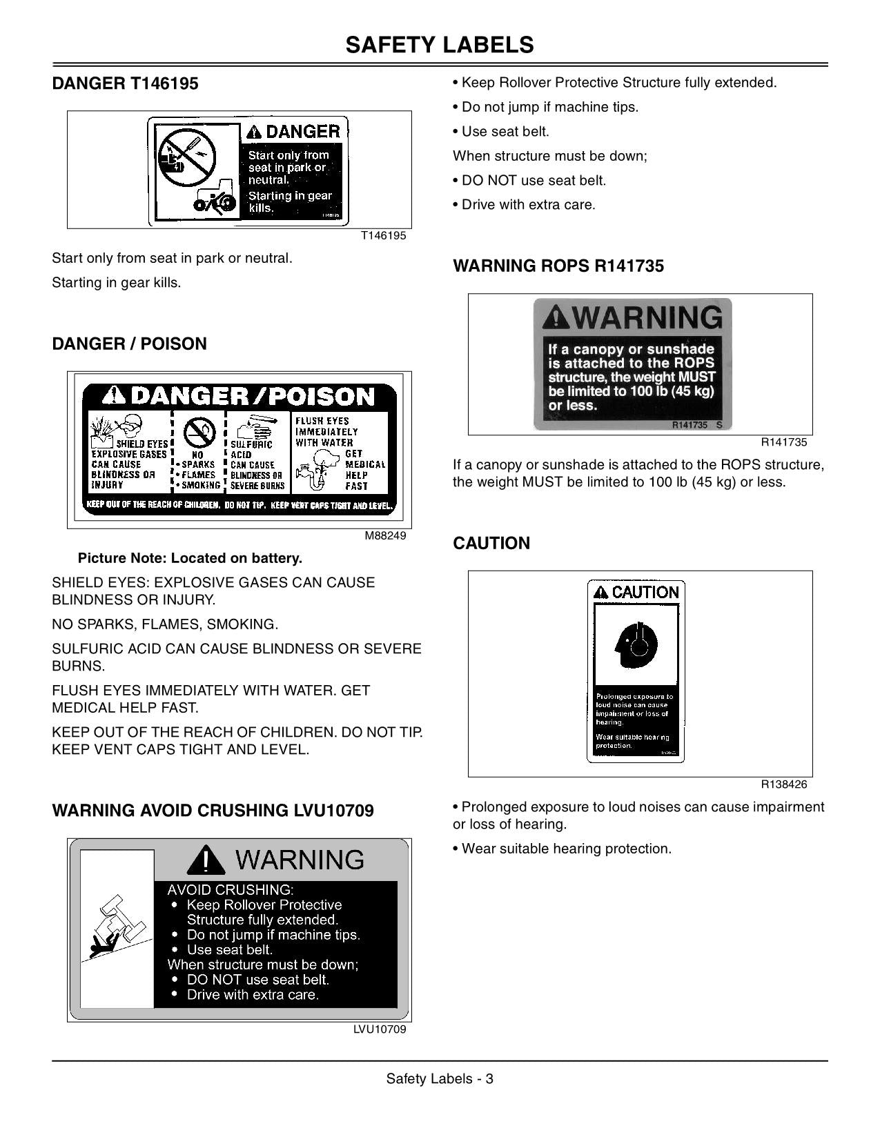 JOHN DEERE 4120 4320 4520 4720 TRACTOR OPERATORS MANUAL AUSTRALIA 610001-