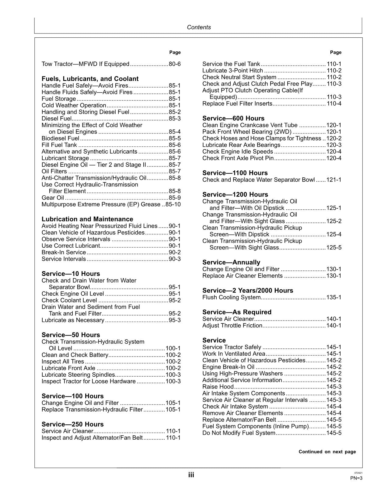 JOHN DEERE 5050E TRACTOR OPERATORS MANUAL AUSTRALIA