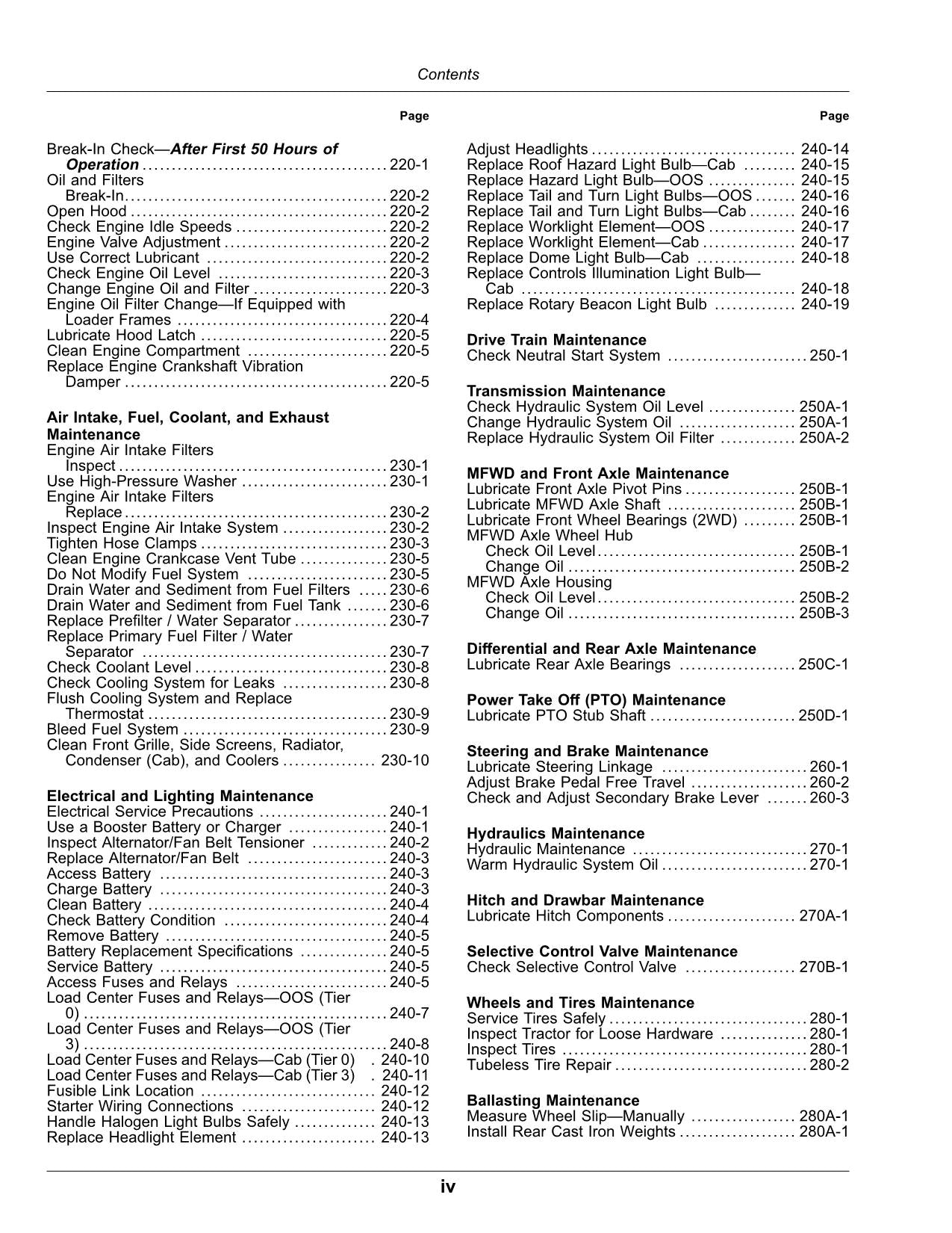 JOHN DEERE 6110E 6100E 6125E 6115E 6130E TRACTOR OPERATORS MANUAL AUSTRALIA