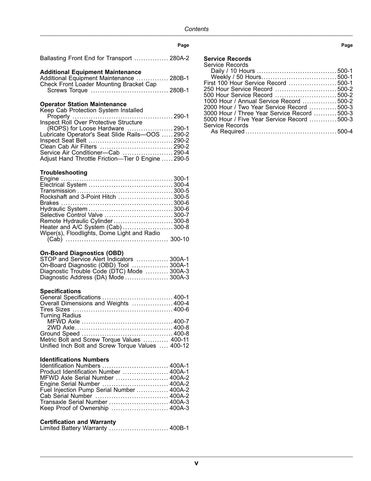 JOHN DEERE 6110E 6100E 6125E 6115E 6130E TRACTOR OPERATORS MANUAL AUSTRALIA