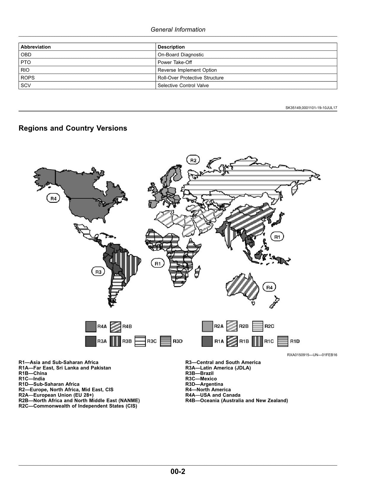 JOHN DEERE 3025E 3038E TRACTOR OPERATORS MANUAL AUSTRALIA