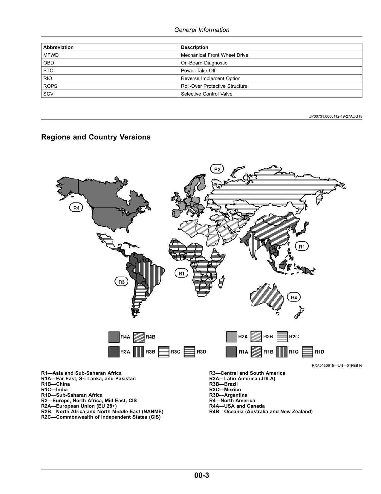 JOHN DEERE 4044M 4066M 4044R 4066R TRACTOR OPERATORS MANUAL AUSTRALIA