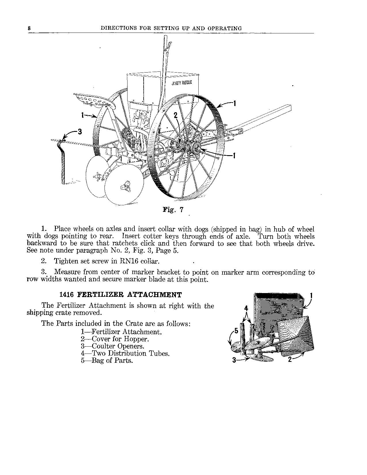 JOHN DEERE 1 REIHE 1 2 REIHE SÄMASCHINE BEDIENUNGSANLEITUNG NORDAMERIKA