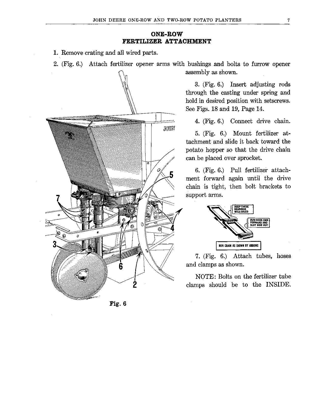 JOHN DEERE 2 ROW 1 ROW PLANTER OPERATORS MANUAL