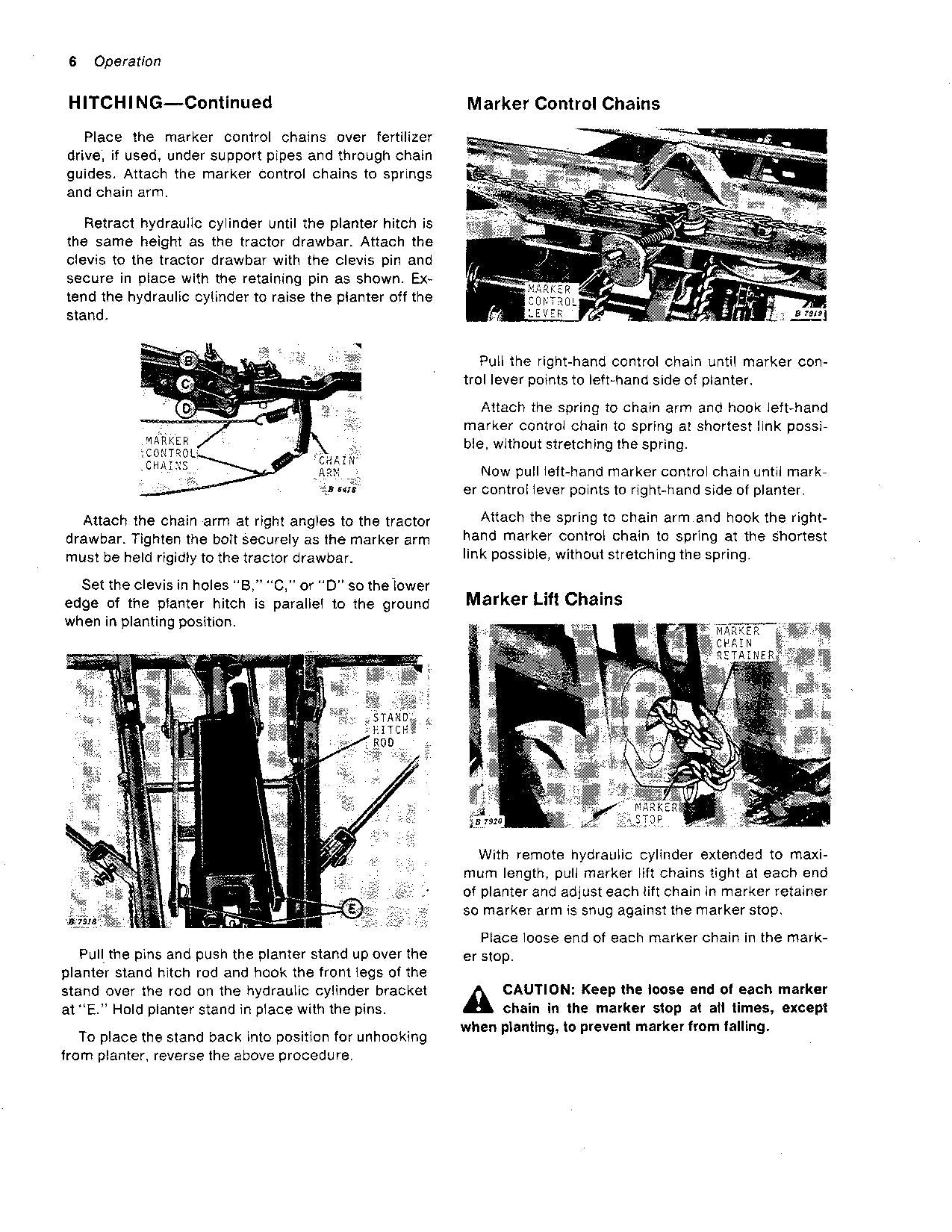 JOHN DEERE 1240 PLANTER OPERATORS MANUAL