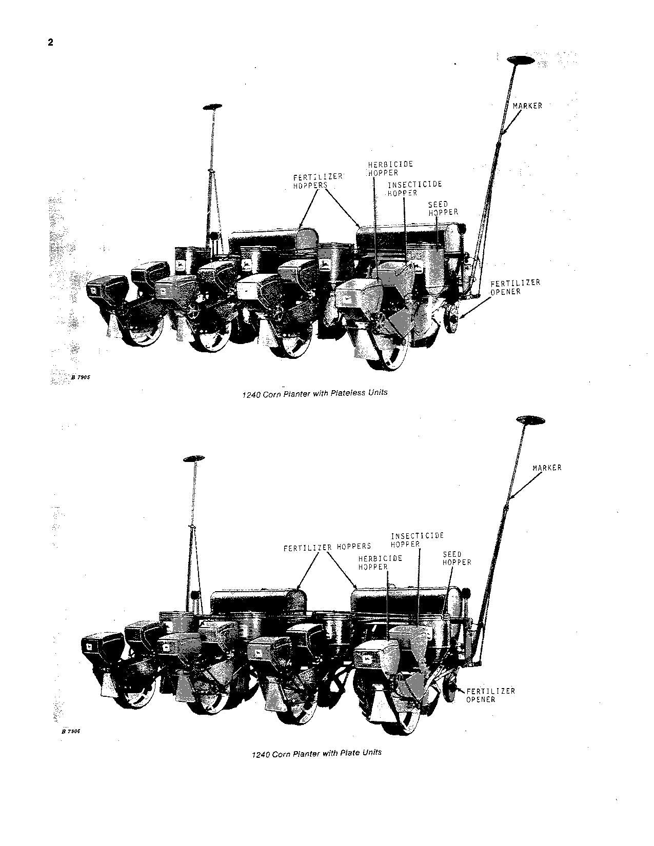 JOHN DEERE 1240 PLANTER OPERATORS MANUAL