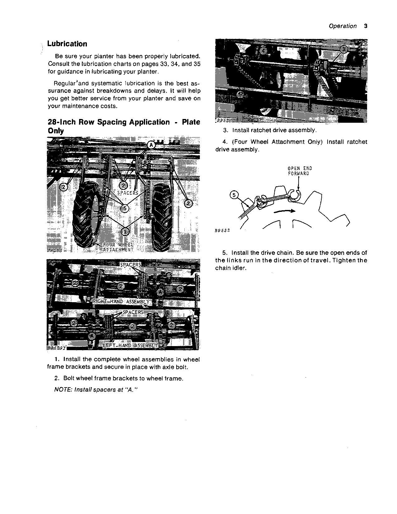 MANUEL D'UTILISATION DU SEMOIR JOHN DEERE 1250