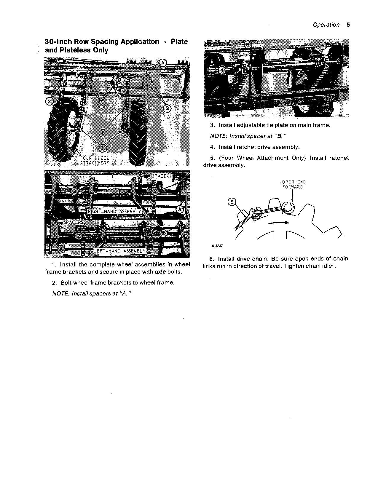 MANUEL D'UTILISATION DU SEMOIR JOHN DEERE 1250