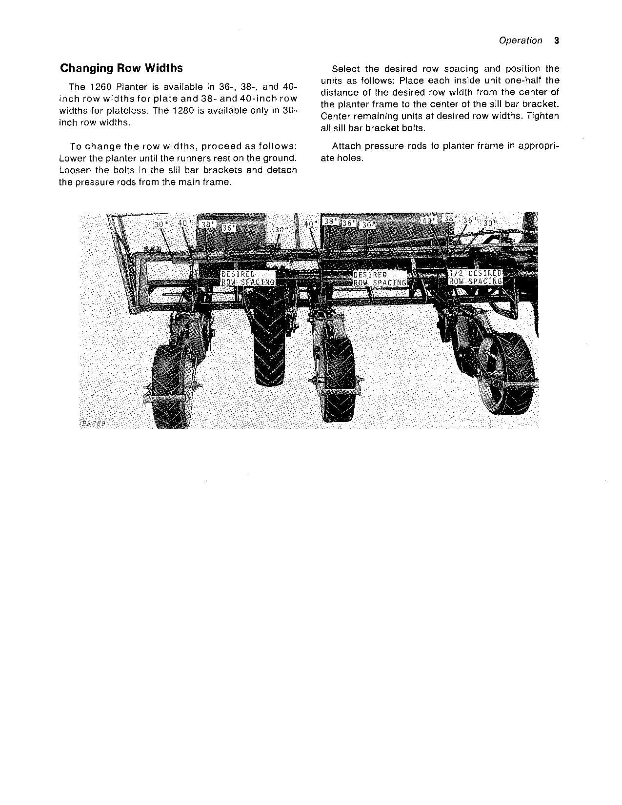 MANUEL D'UTILISATION DU SEMOIR JOHN DEERE 1260 1280