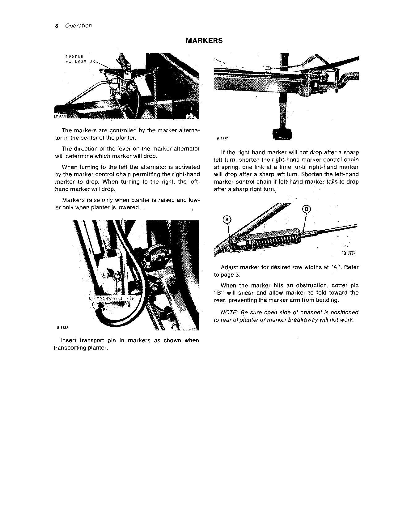 MANUEL D'UTILISATION DU SEMOIR JOHN DEERE 1300