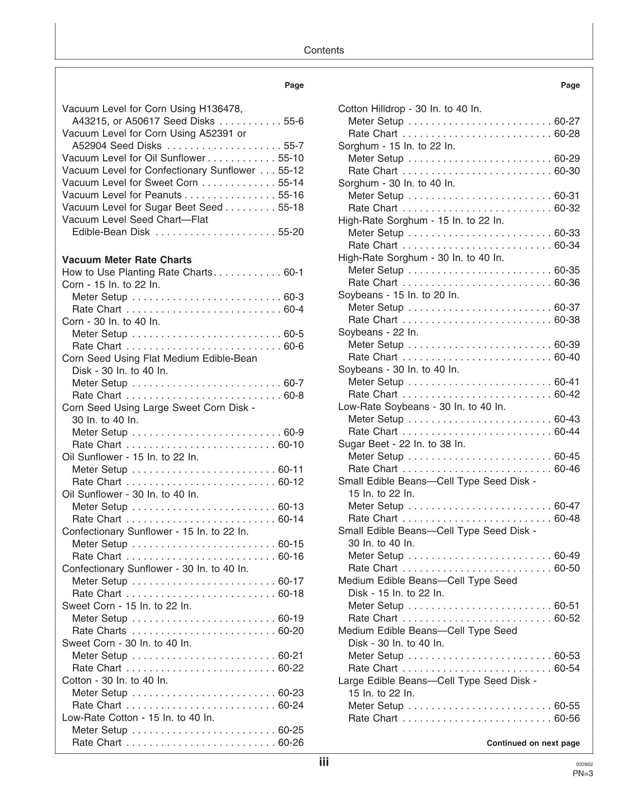 JOHN DEERE 1700 1730 PLANTER OPERATORS MANUAL #4