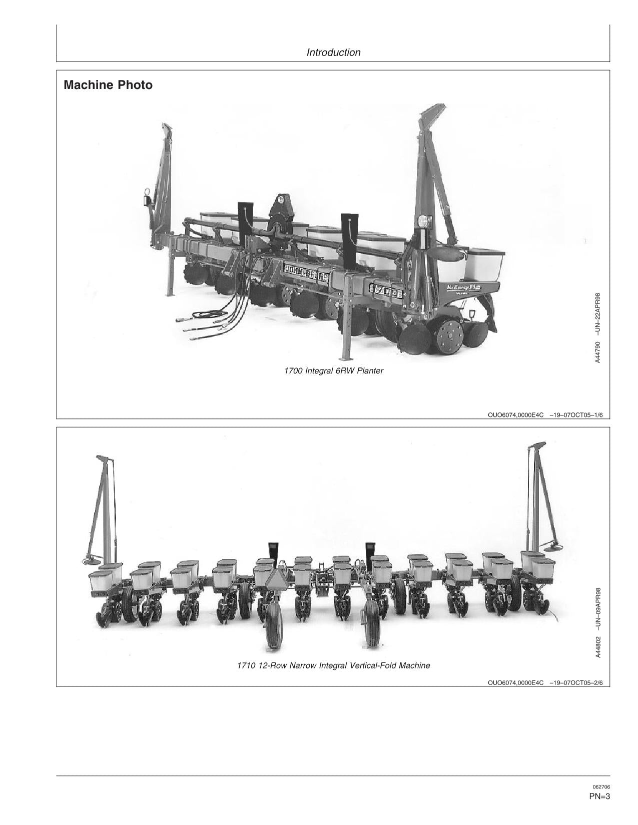 JOHN DEERE 1720 1700 1730 1710 SÄMASCHINE BEDIENUNGSANLEITUNG #5