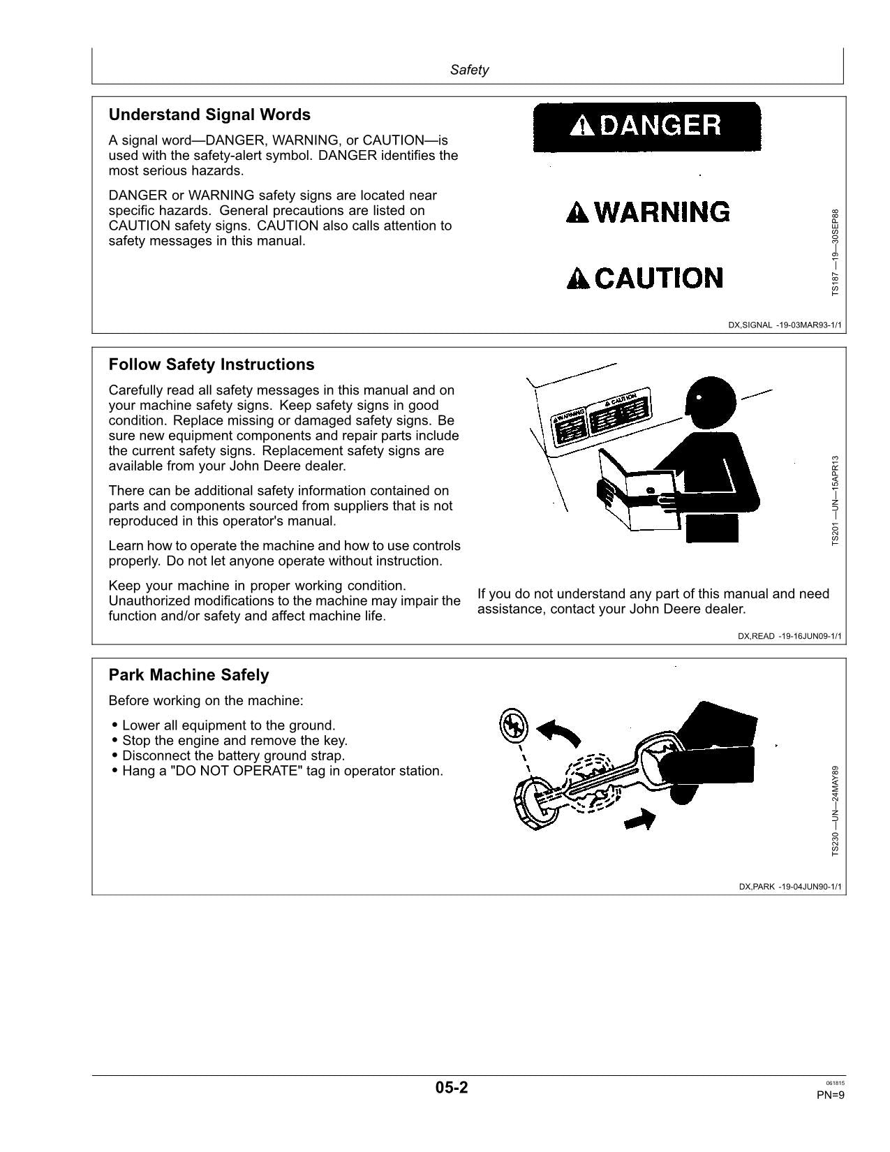 JOHN DEERE 1705 PLANTER OPERATORS MANUAL #2