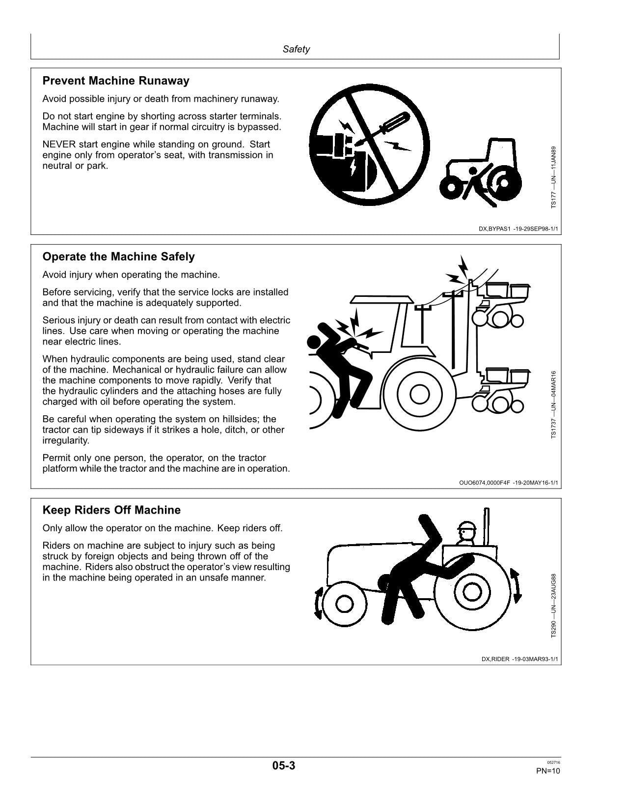 MANUEL D'UTILISATION DU SEMOIR JOHN DEERE 1705 #3