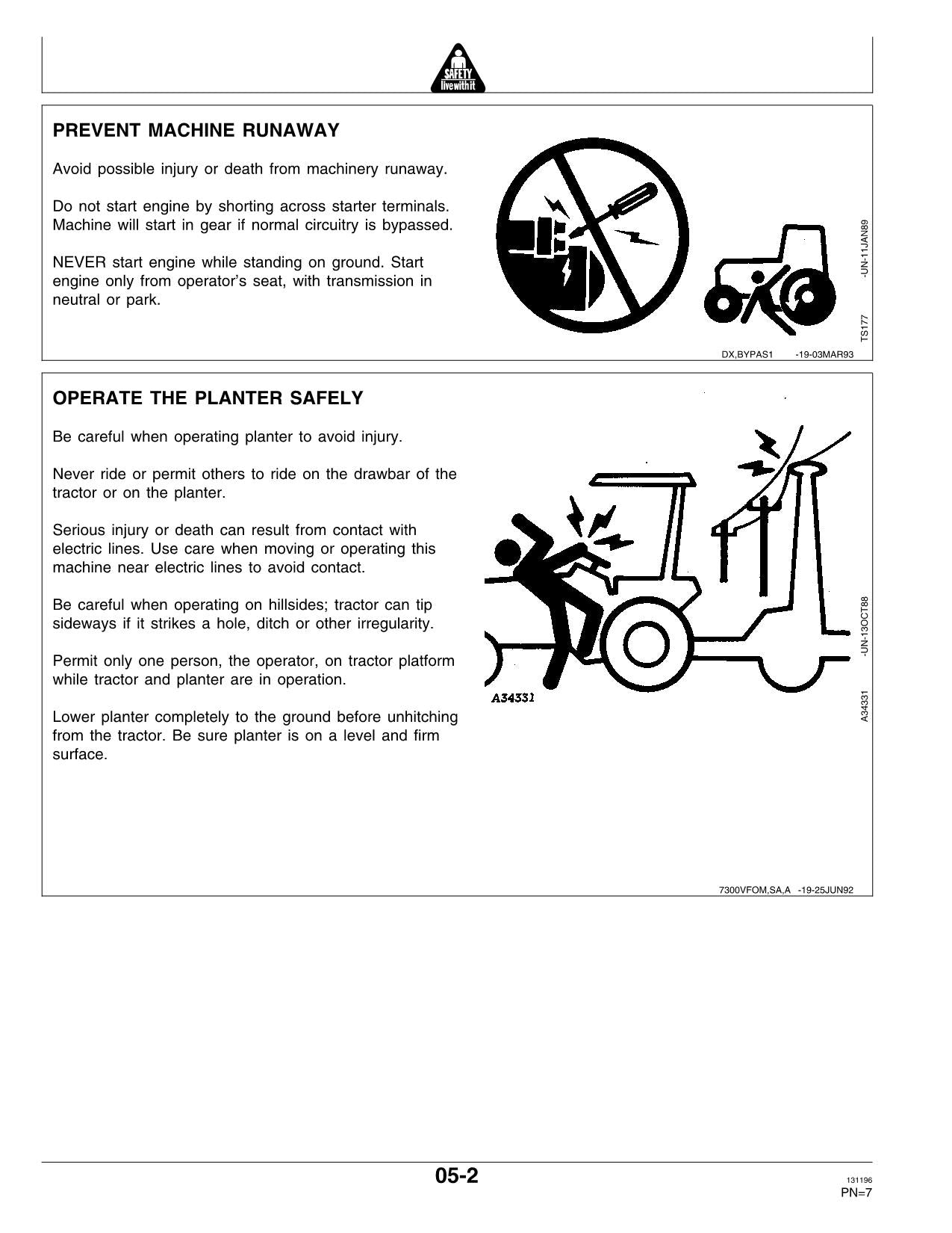 MANUEL D'UTILISATION DU SEMOIR JOHN DEERE 1710 #1