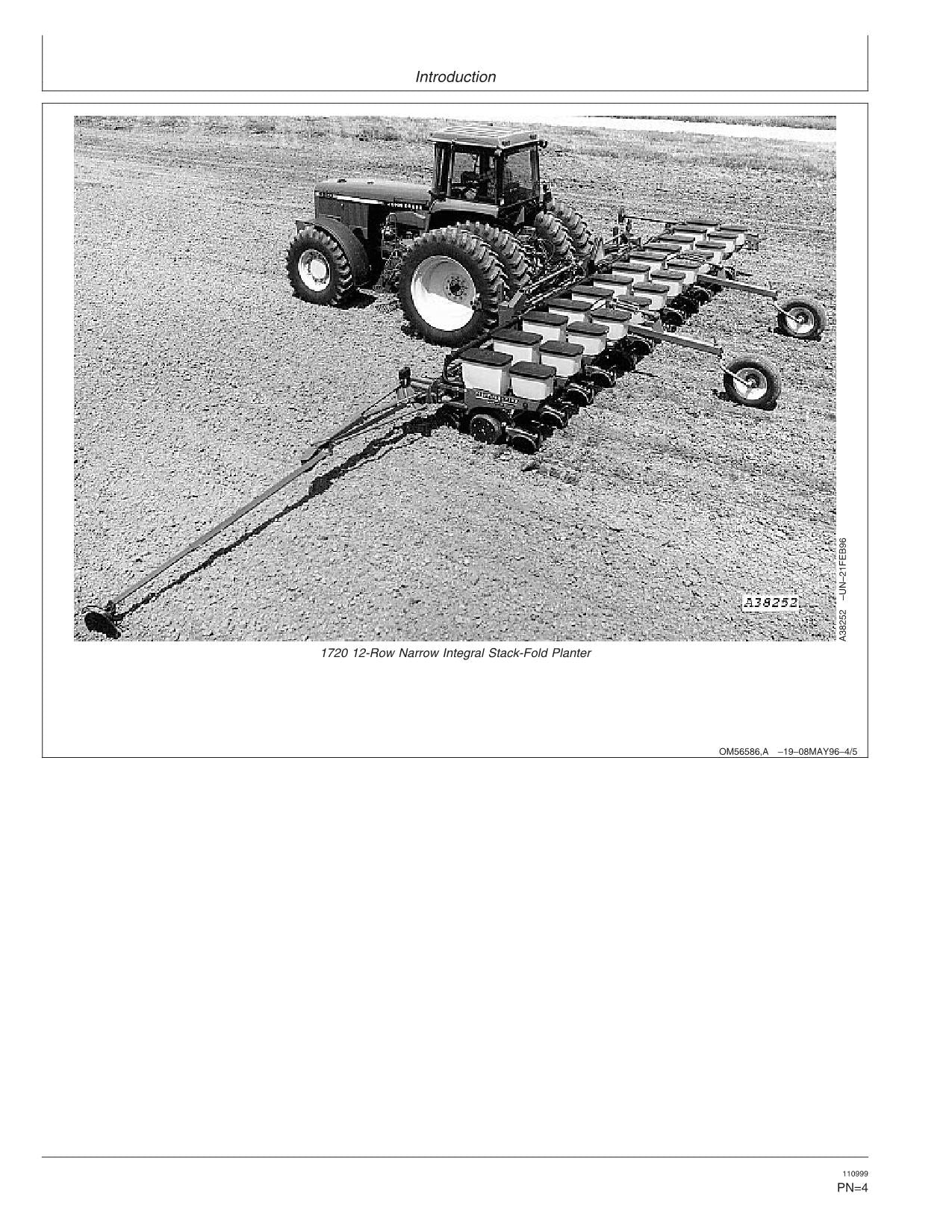 JOHN DEERE 1720 1710 PLANTER OPERATORS MANUAL #2