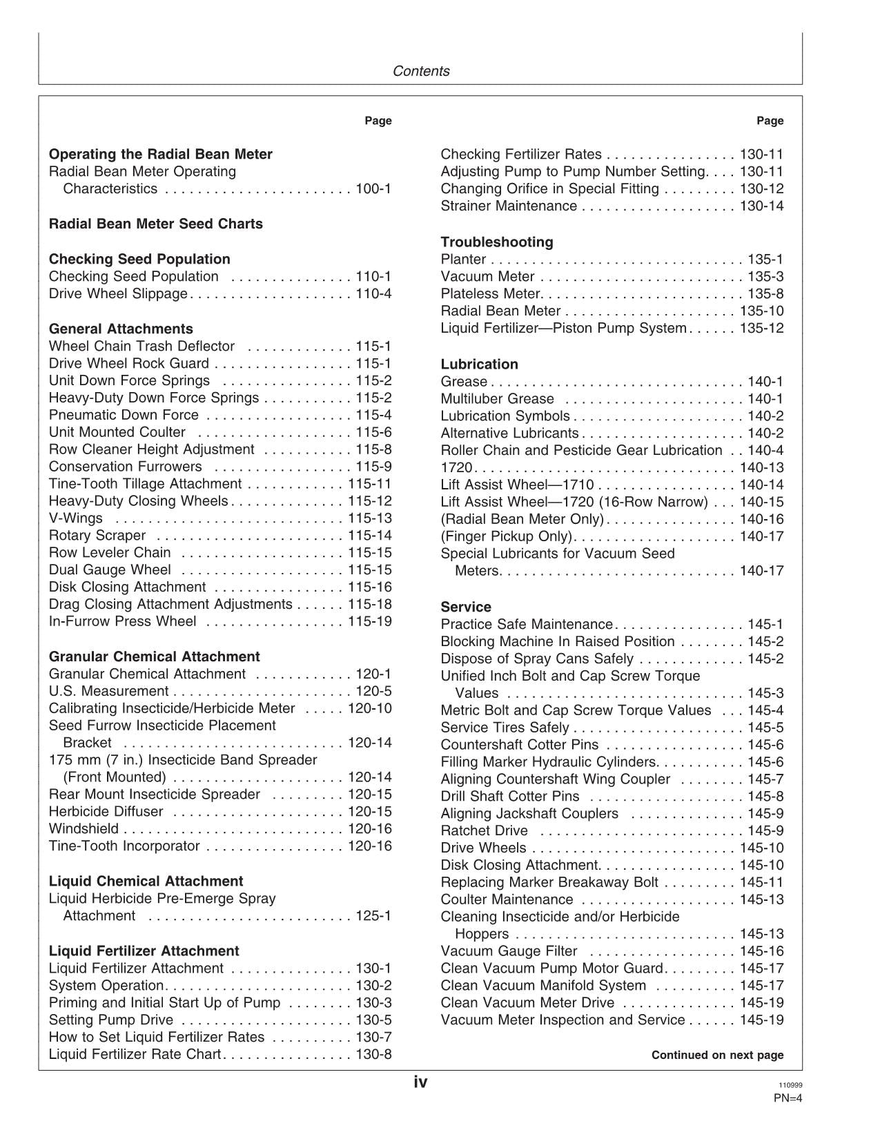 JOHN DEERE 1720 1710 PLANTER OPERATORS MANUAL #2