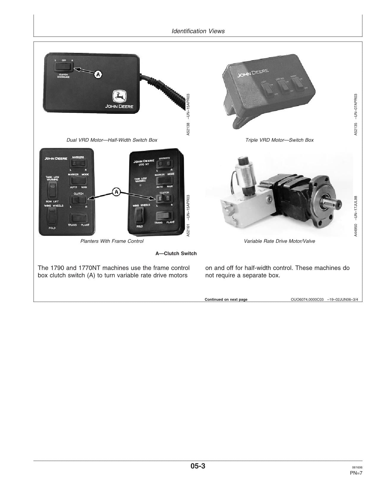 JOHN DEERE SEEDSTAR 2 MONITOR PLANTER OPERATORS MANUAL #5