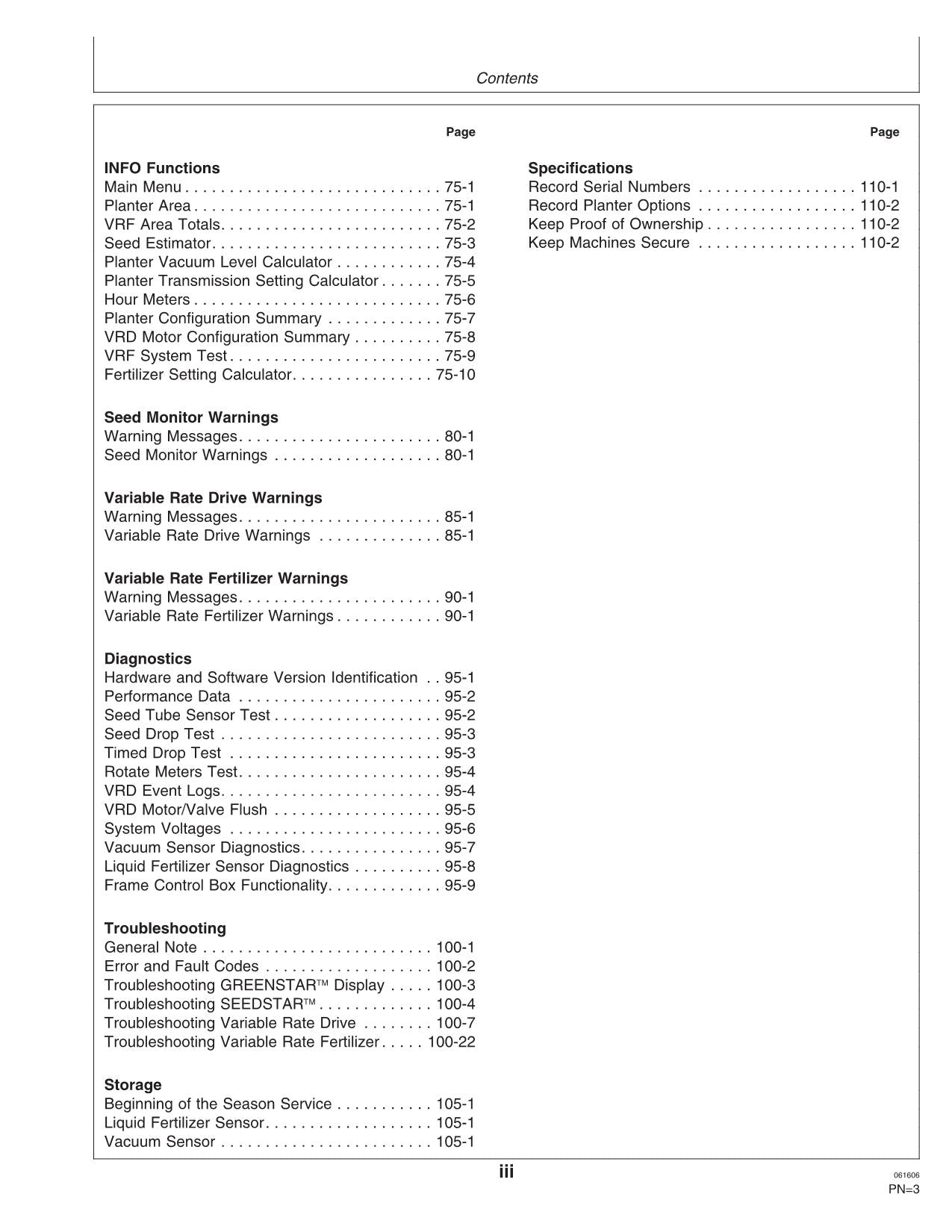 JOHN DEERE SEEDSTAR 2 MONITOR PLANTER OPERATORS MANUAL #5