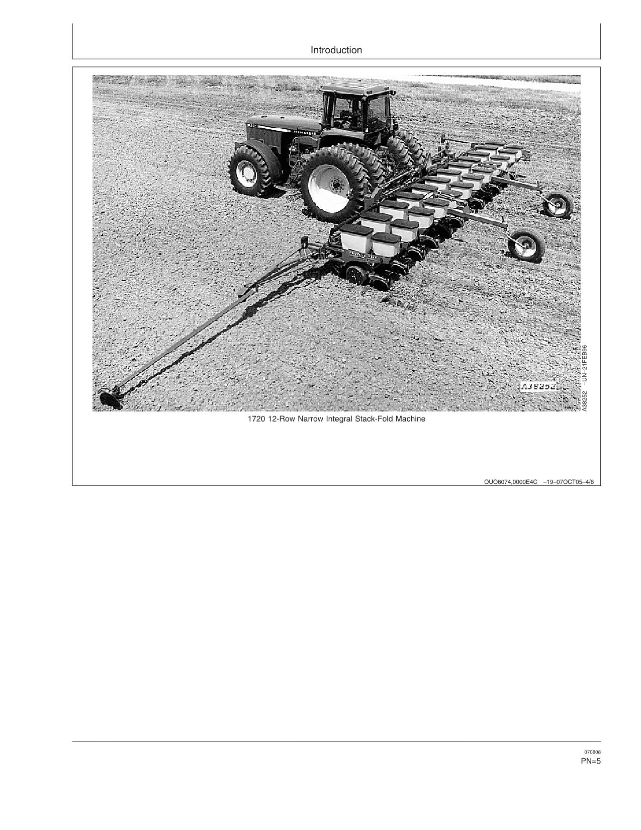 JOHN DEERE 1700 1720 1730 1710 PLANTER OPERATORS MANUAL #2