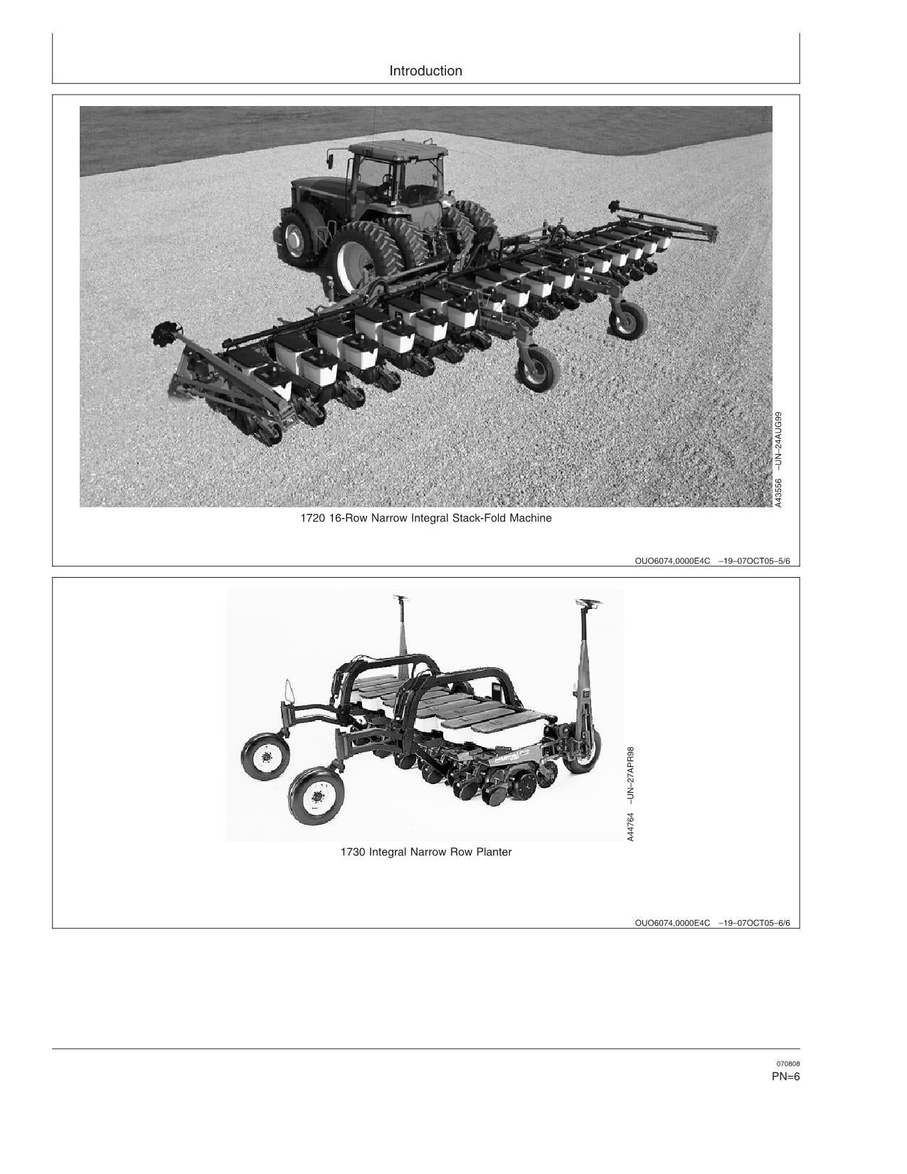 JOHN DEERE 1700 1720 1730 1710 PLANTER OPERATORS MANUAL #2