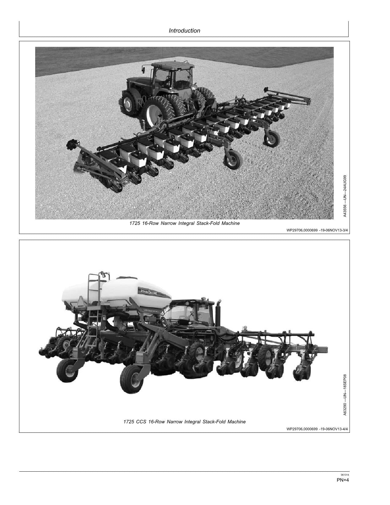 MANUEL D'UTILISATION DU SEMOIR JOHN DEERE 1725 #5