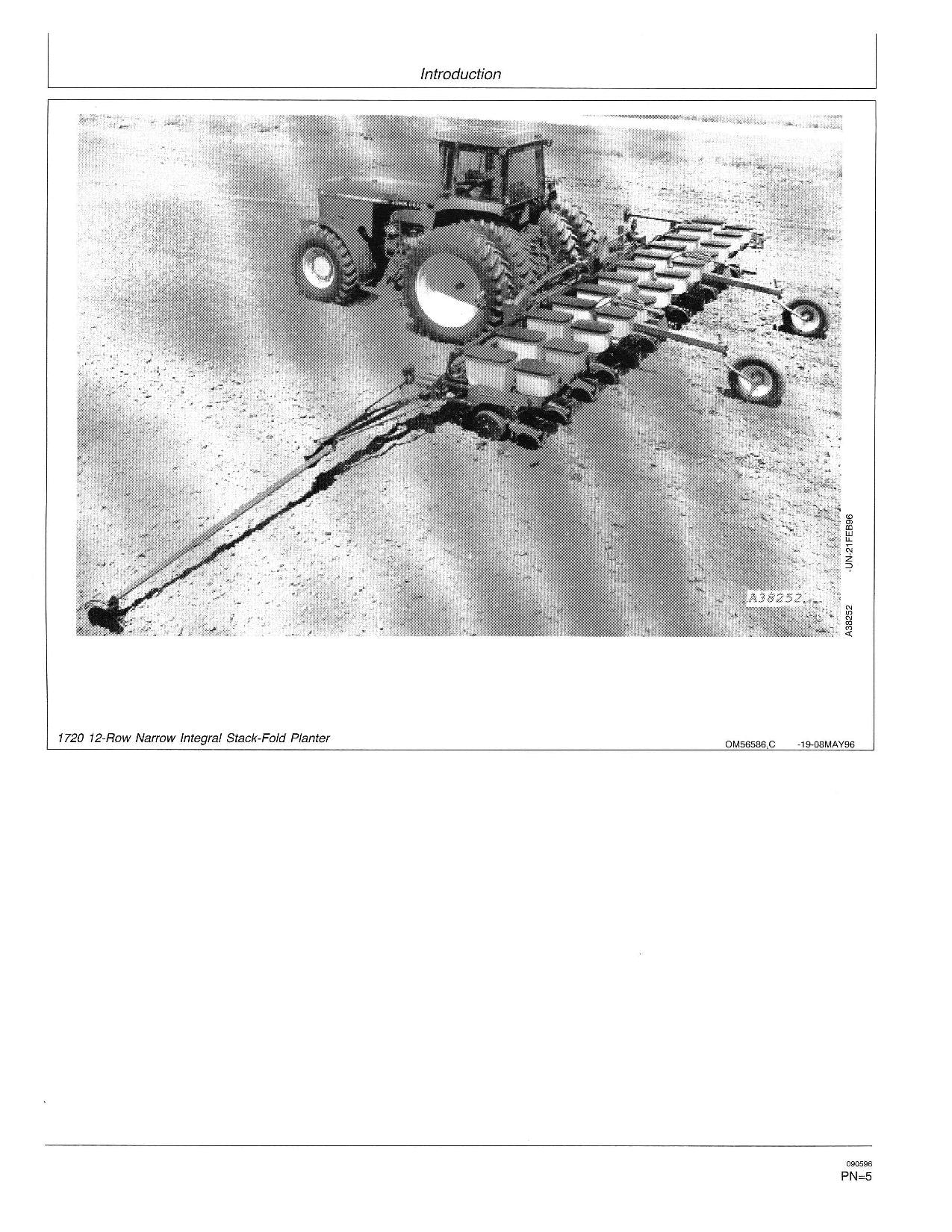 JOHN DEERE 1720 PLANTER OPERATORS MANUAL #1