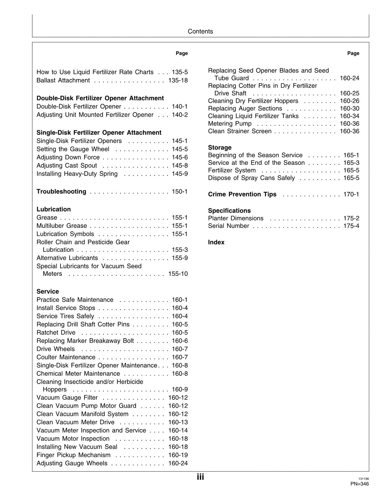 JOHN DEERE 1750 PLANTER OPERATORS MANUAL #1