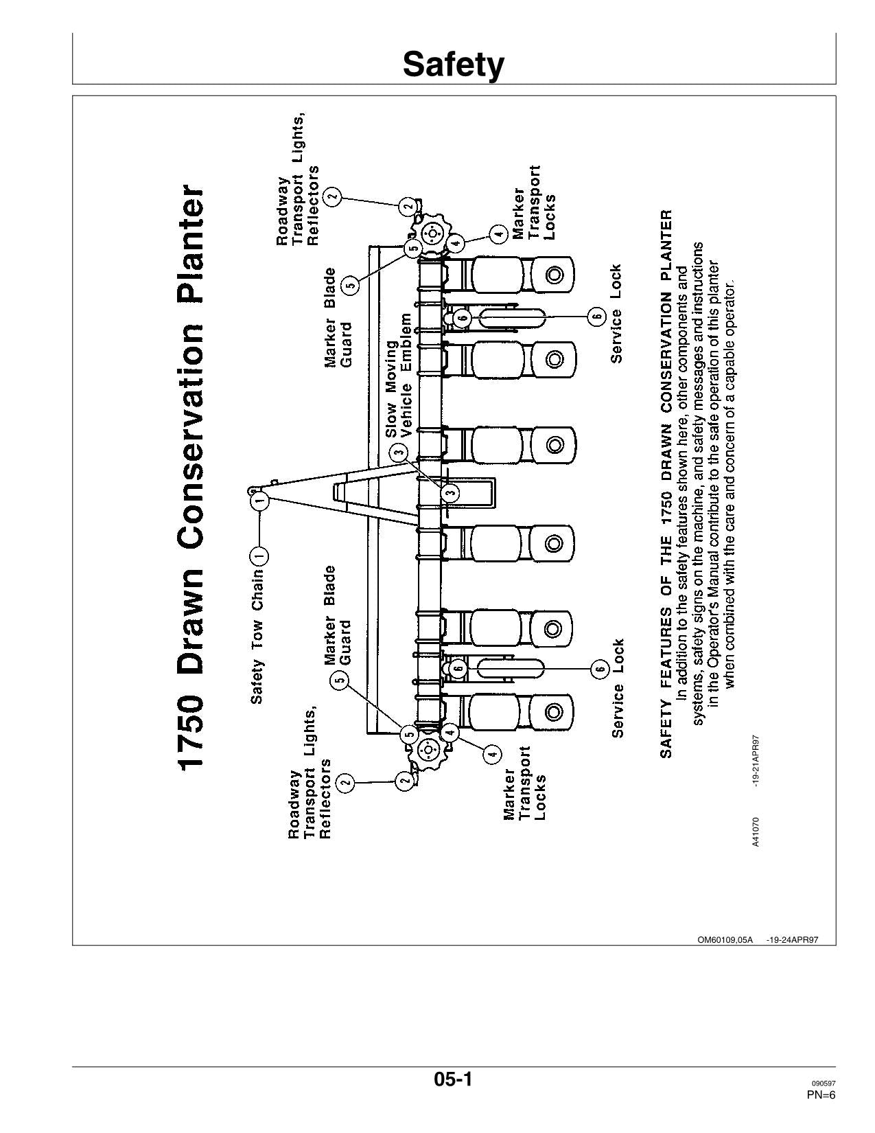 JOHN DEERE 1750 PLANTER OPERATORS MANUAL #2