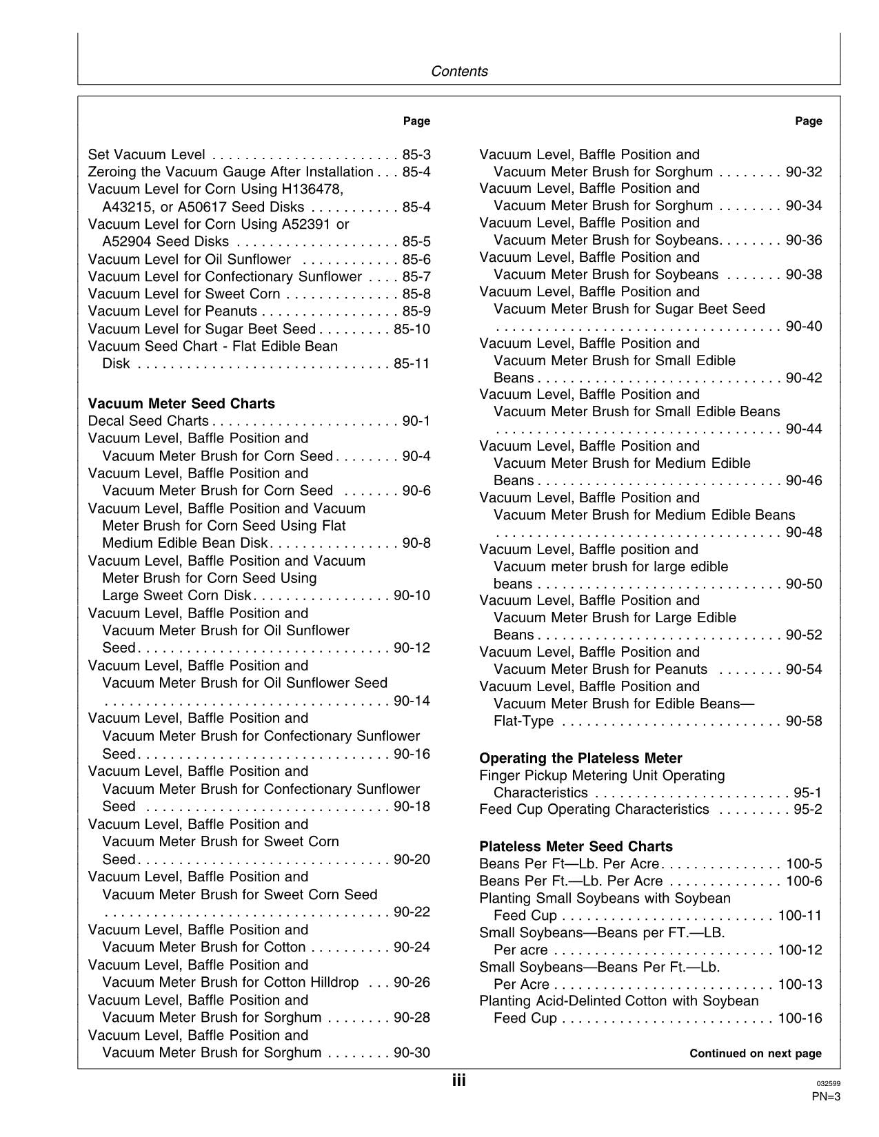 JOHN DEERE 1750 PLANTER OPERATORS MANUAL #5