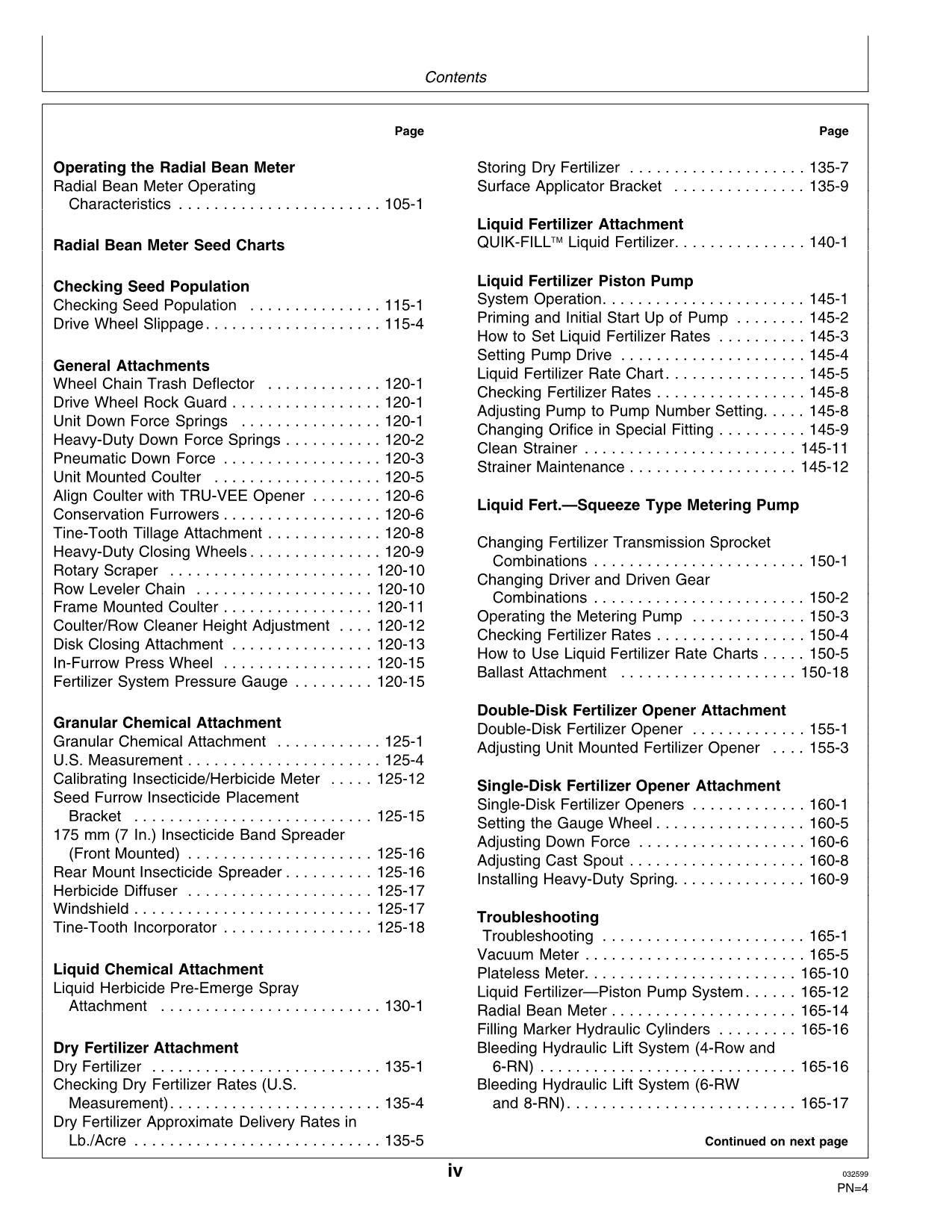 JOHN DEERE 1750 PLANTER OPERATORS MANUAL #5