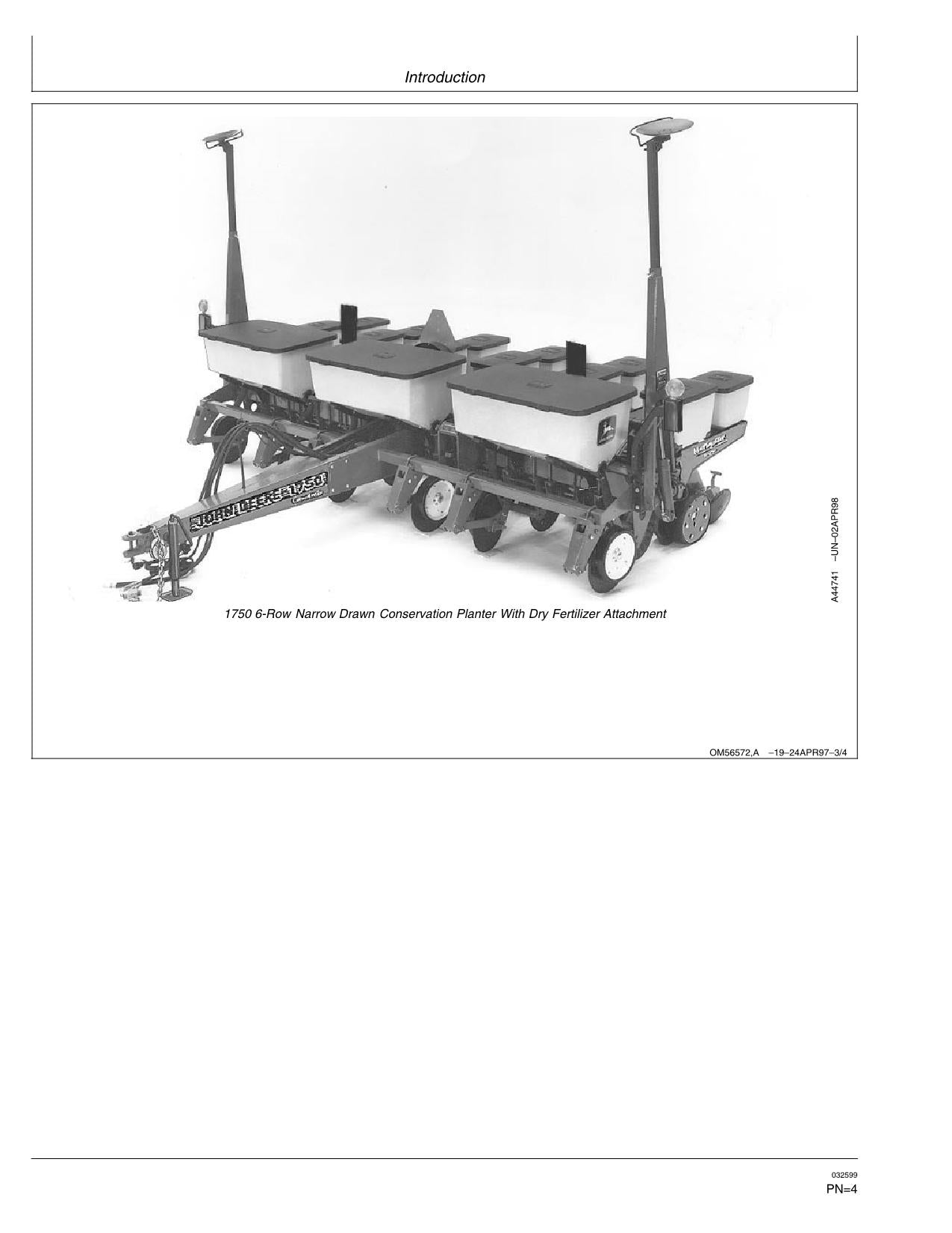 JOHN DEERE 1750 SÄMASCHINE BEDIENUNGSANLEITUNG #5